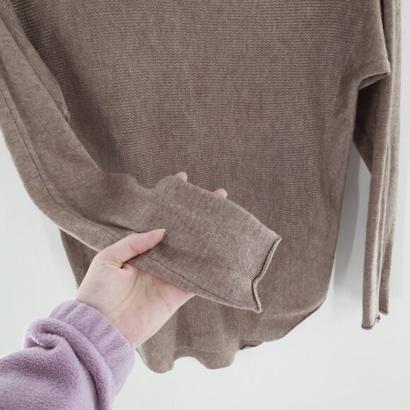 Fate Wool Sweater Womens S Beige Slouchy Lagenlook Neutral Lagom Layering‎ Loose - Picture 6 of 13